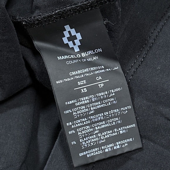 Marcelo Burlon Oversized Just for Fun Ghost Haunted House L/S T Shirt Mens XS - Picture 8 of 11